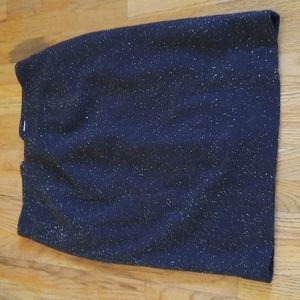 Downeast Black Tweed pencil skirt size 6
